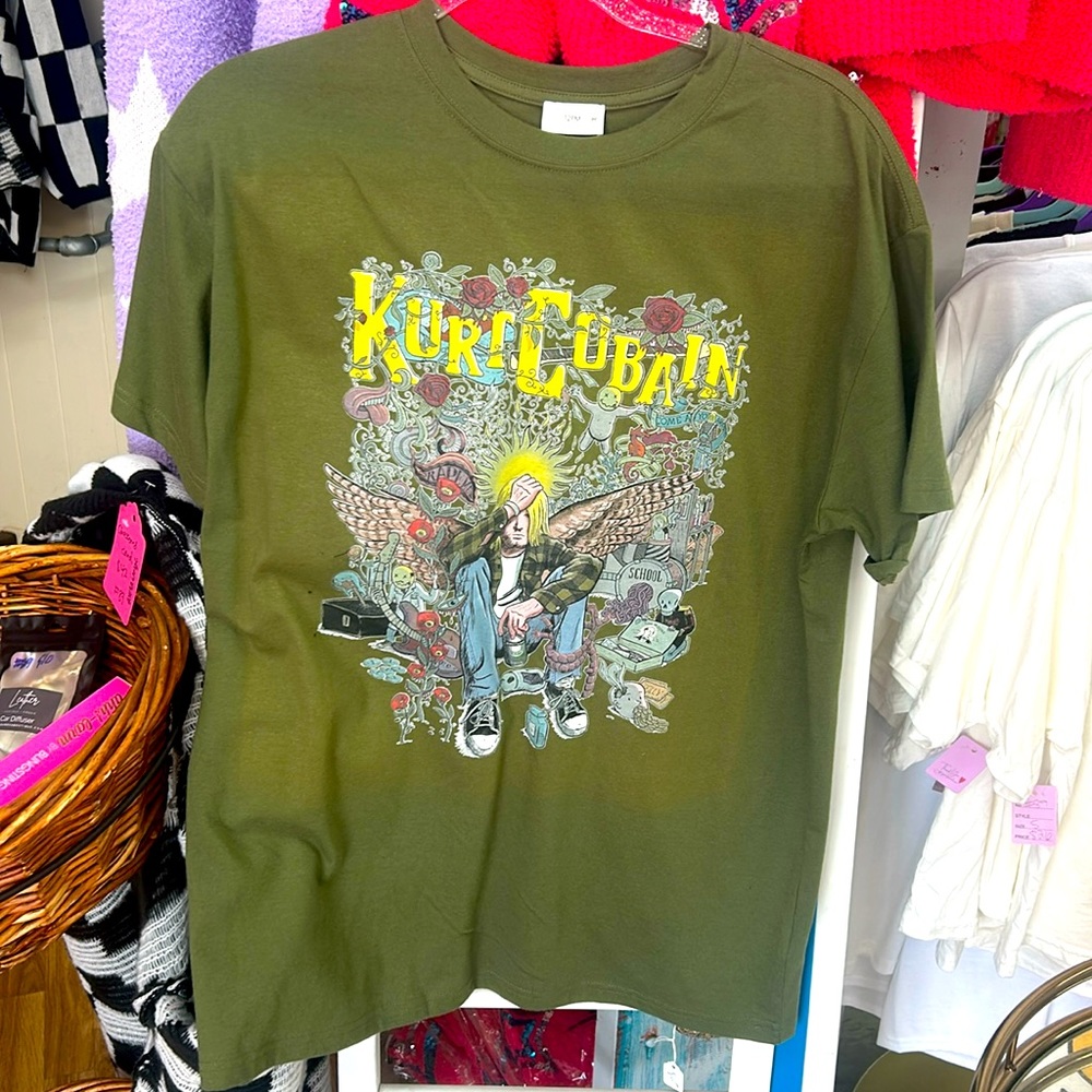 Kurt Cobain graphic tee